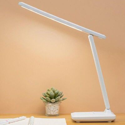 Touch Dimmable LED Light Table Lamp USB Rechargable Student