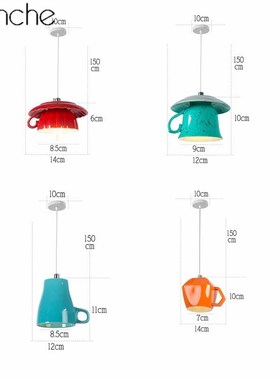 Nordic ea  eapot Led Pendant Lights Cerac Hanglamp Lunaire M