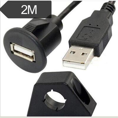 Usb Extension Lead For Car Audio Stereos - 2 Metre Length Wi