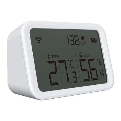 WIFI 3 In 1 Temperature Humidity Illumination Sensor APP