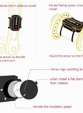 Magene Gemini 210 S3  Speed Cadence Sensor ANT  Bluetooth Co