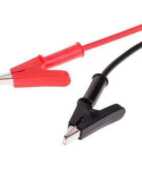 New Arrive 2pcs 4mm Banana Plug to Crocodile Alligator Clip