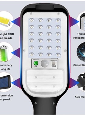 100W Powerful Solar LED Lights Outdoor Waterproof Solar Stre