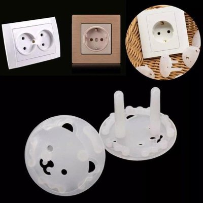 Bear EU Power Socket Electrical Outlet Baby Kids Baby Safety