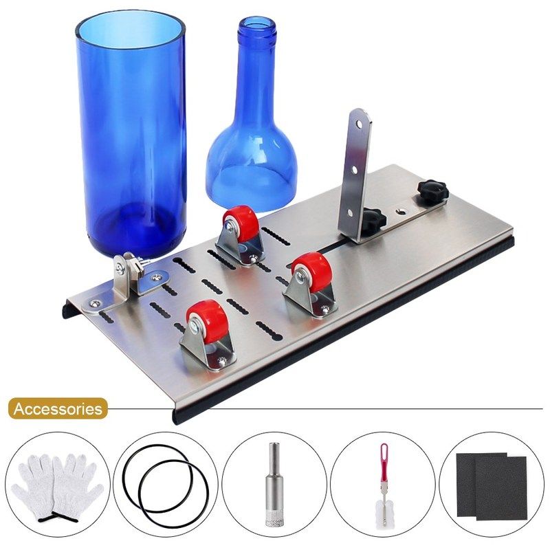 Glass Bottle Cutter DIY Machine  Cutting Wine Beer Whiskey A