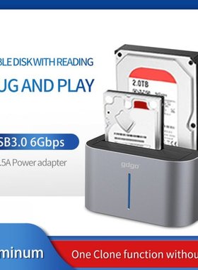 Dual Bay External Hard Drive Docking Station For 3.5/2.5 inc