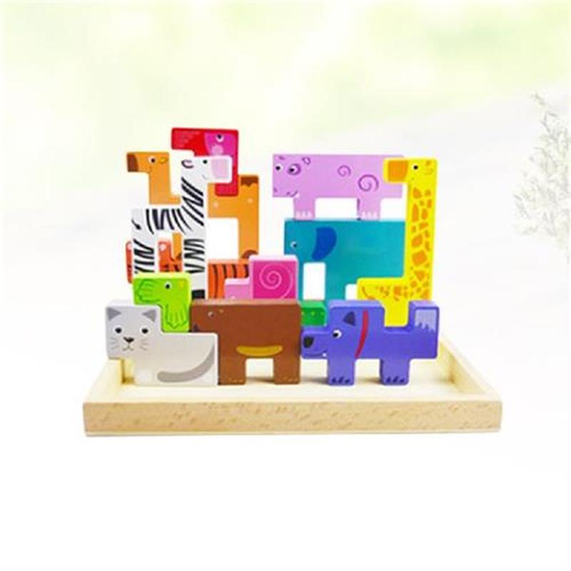 1pc Jigsaw Piece Handmade Educational DIY Puzzle Toy Jigsaw