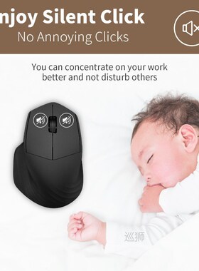 Silent mouse computer mouse 1600DPI optical Mouse Ergonomic