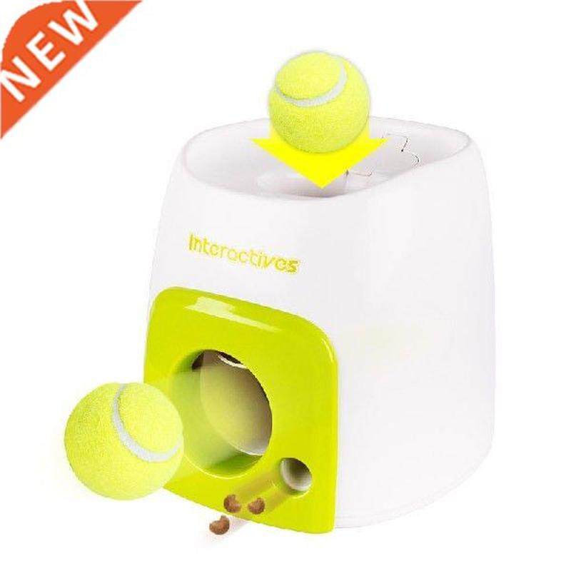 Automatic Pet Feeder Interactive Fetch Tennis Ball Launcher