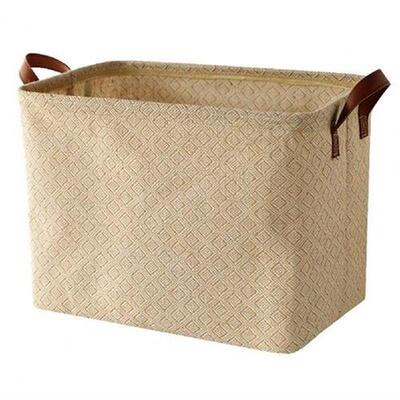 Storage Basket Decorative Dense Stitches Fabric Dirty