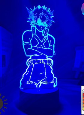 Led Night Light My Hero Academia Katsuki Bakugo Figure for K