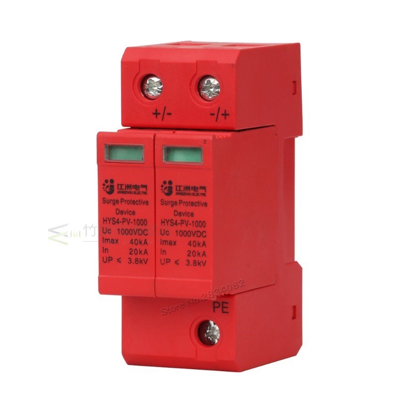 SPD DC 1000V 800V 500V 20KA 40KA 2P House Surge Protector Pr