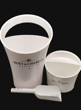 New Fashion 3L Thicken Acrylic White Beer Ice Buckets &
