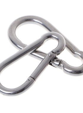 1 Pc 304 Stainless Steel Spring Carabiner Snap Hook Keychain