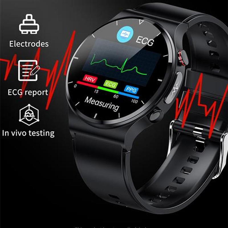 E88 Health Smart Watch Men ECG PPG Body Temperature Blood Pr