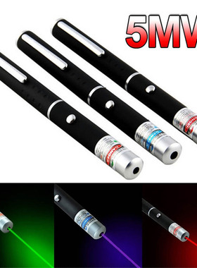 Green laser pointer 5mW high power green/red/purple blue las