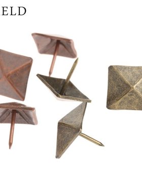 50Pcs 19x21mm tachas Decorative Upholstery Tack Square Uphol