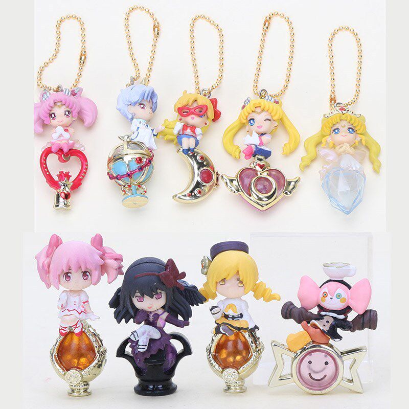 Cute Twinkle Dolly Sailor Moon Q version Keychain figure Pu