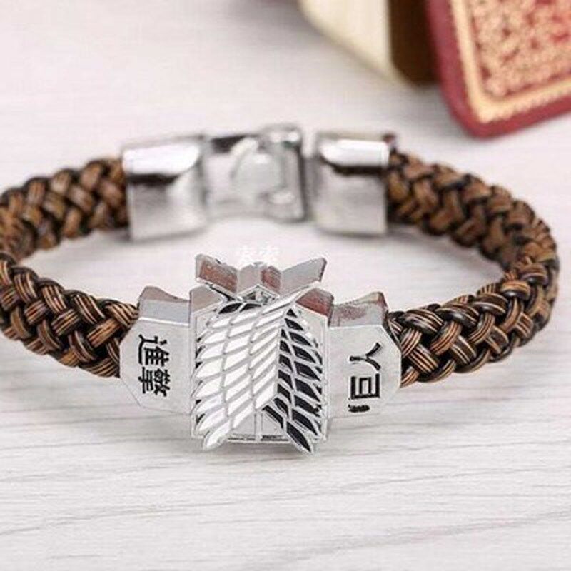 Anime Attack on Titan Knit Bracelet Cosplay Costumes Accesso