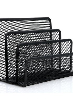 Mesh Letter Sorter Mail Document Tray Desk Office File Holde