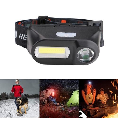 Camping Head Lamp LED Headlamp Work Light Hiking USB Recharg