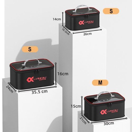 EVA Fishing Tool Box Fishing Bait Bag Organizer Live Fish Bo
