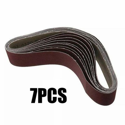 7Pcs 50x686mm Sanding Belts 120 240 320 400 600 800 1000 Gri