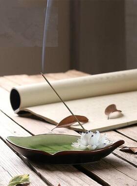 Ceramic Lotus Incense Burner Home Decor Incense Stick