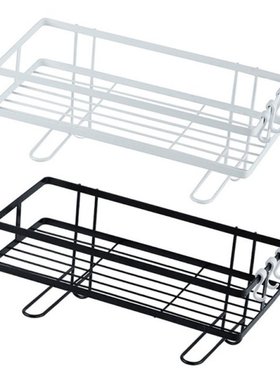 Bathroom Wall Mounted Shelves with Hooks Floating Storage Sh