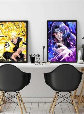 Anime Naruto Canvas Painting Haruno Sakura Uchiha Sasuke Pos