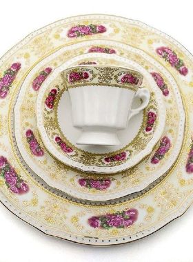 Ceramic Cutlery Dinner Plate Cup And Saucer Vajilla