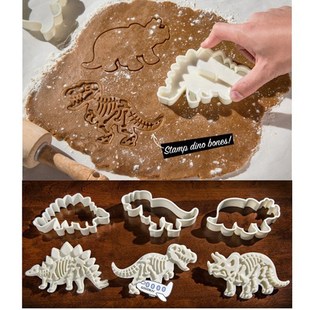 3D Dinosaur Cookies Cutter Mold Dinosaur Biscuit Embossing M