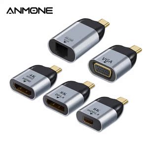 4K USB Type C To HDMI Adapter Male To Female VGA DP 8K Cabl