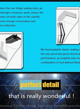 All kinds of refrigerator door rubber strips magnetic sealin