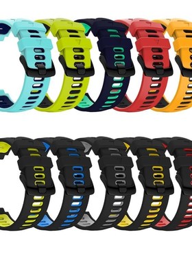 Two-color Silicone Wristband For Garmin Forerunner 735XT Sma