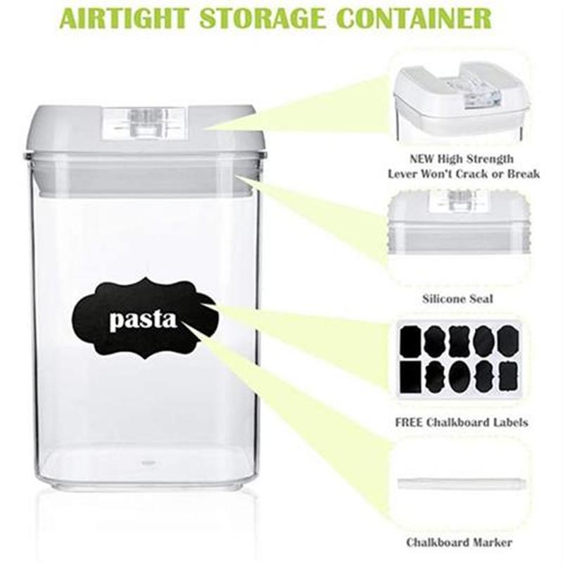 /4Pcs Kitchen Refrigerator Noodle Box Draw Cereal Container
