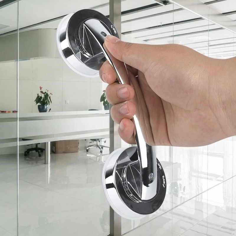 Suction  Handle Shower Grip Grap Bar for Bathroom Kitchen Gl