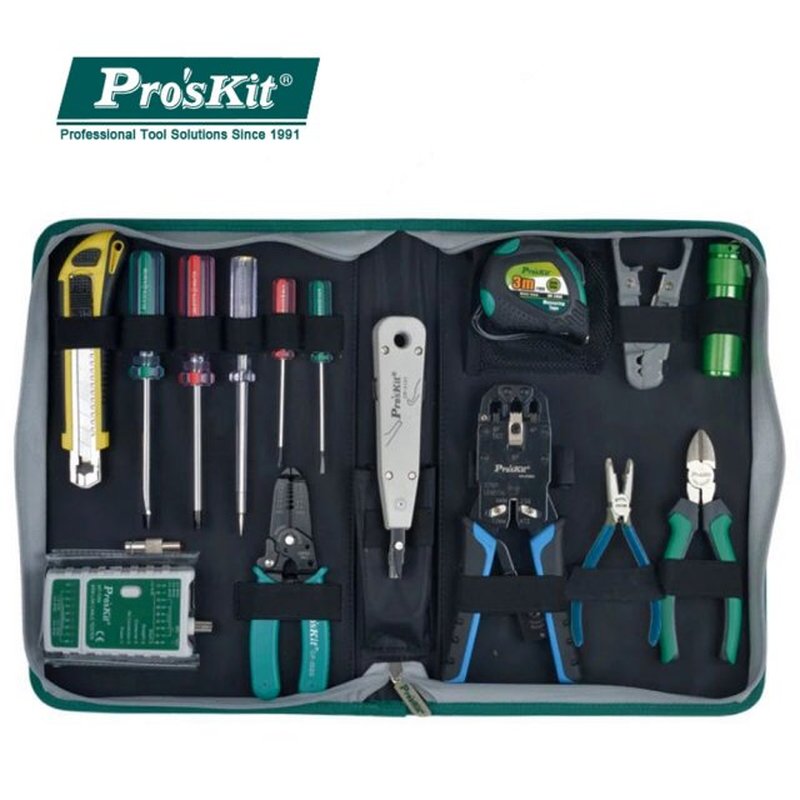 Network Wiring Tools Sets Multi-Function Network Installatio