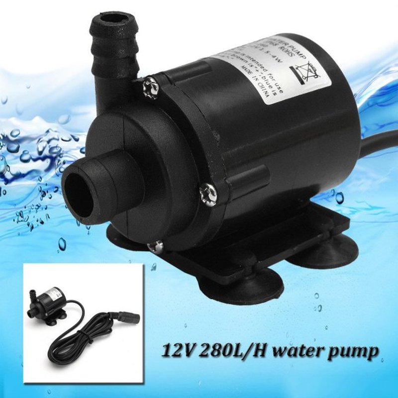 280L/H DC 12V  Brushless Water Pump  Submersible Circula