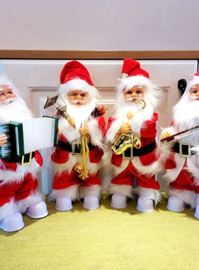 Christmas Dancing Santa Claus Toys Electric Music Singing Xm