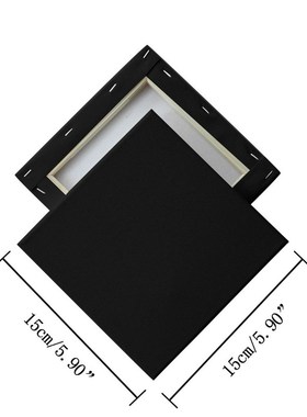 *DIY Black Oil Painting Canvas Mini And Stretched Canvas Hom