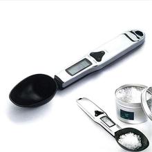 300g/0.1g Spoon Scale LCD Kitchen Lab Gram Measuring Spoons