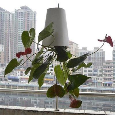 OOTDTY Inverted Sky Garden Hanging Pot Upside Down Planter