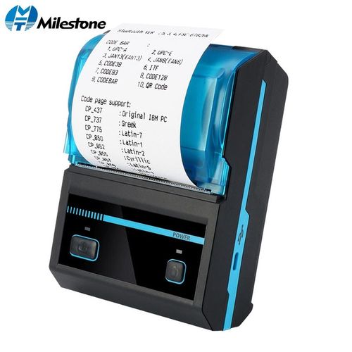 Milestone hermal Receipt Printer 58mm Mini Wireless Bluetoot