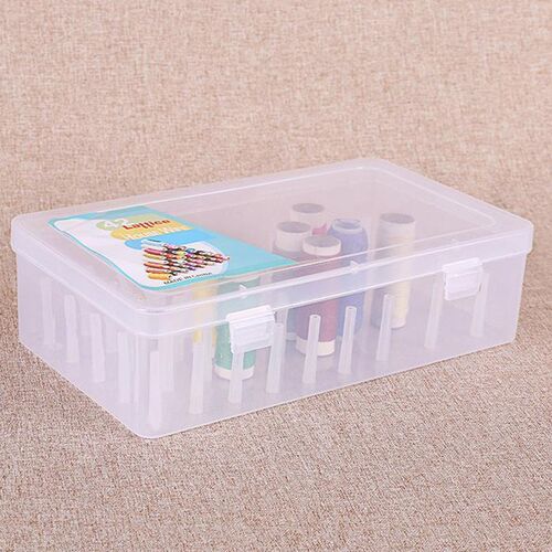 Empty Sewing Thread Storage Box Container Case Holder 42 Sp