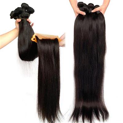 Bone Straight Human Hair Bundles With Closure Lace Closures
