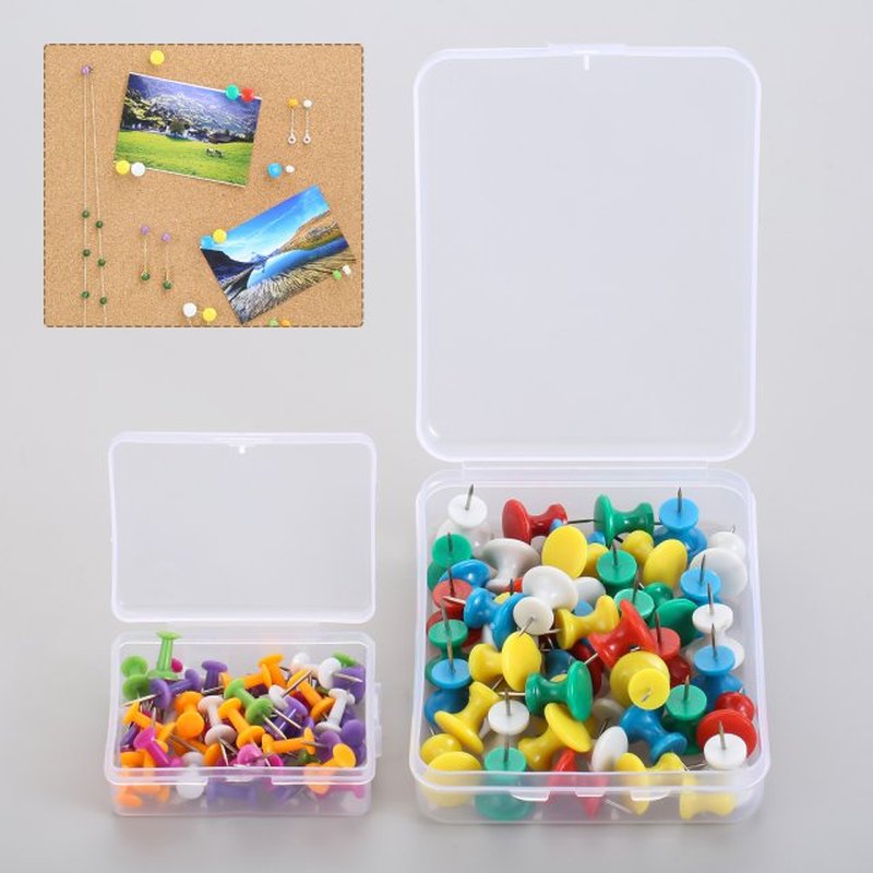 50Pcs/box Drawing Photo Wall Studs Binding Cork Board Safety