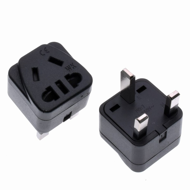 UK Travel Adapter, AUS US EU Euro Power Socket to BS1363 A