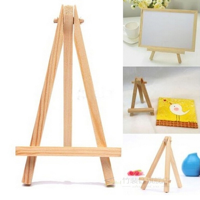 HOT 5pcs/set Mini Artist Wooden Easel Wood Wedding Table Car