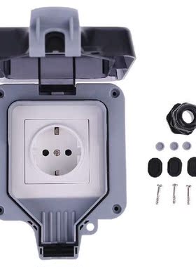 652F Outdoor Wall Switch Socket IP66 Weather&Dust Pr